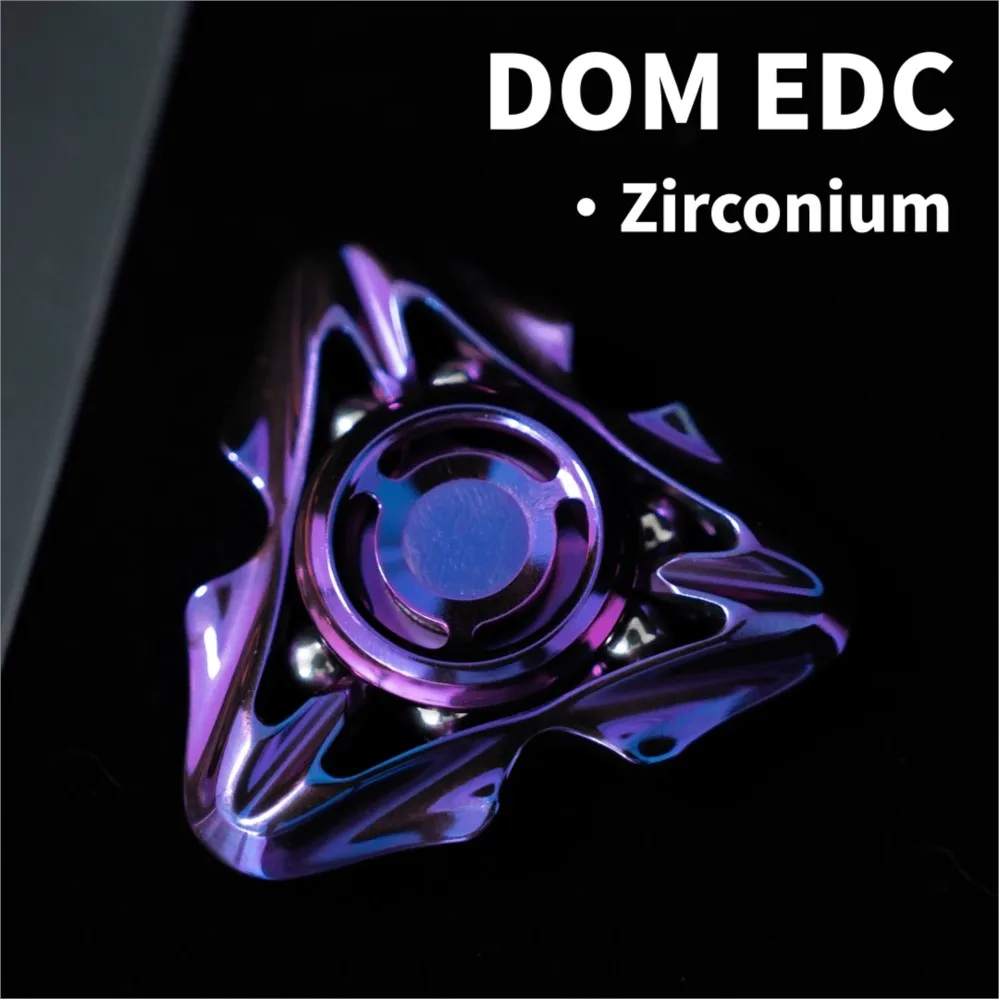 DOM EDC ジルコニウムトーチドラゴンストレス解消おもちゃフィジェットスピナー大人向けフィジェットおもちゃ金属フィジェットおもちゃ不安解消グッズ