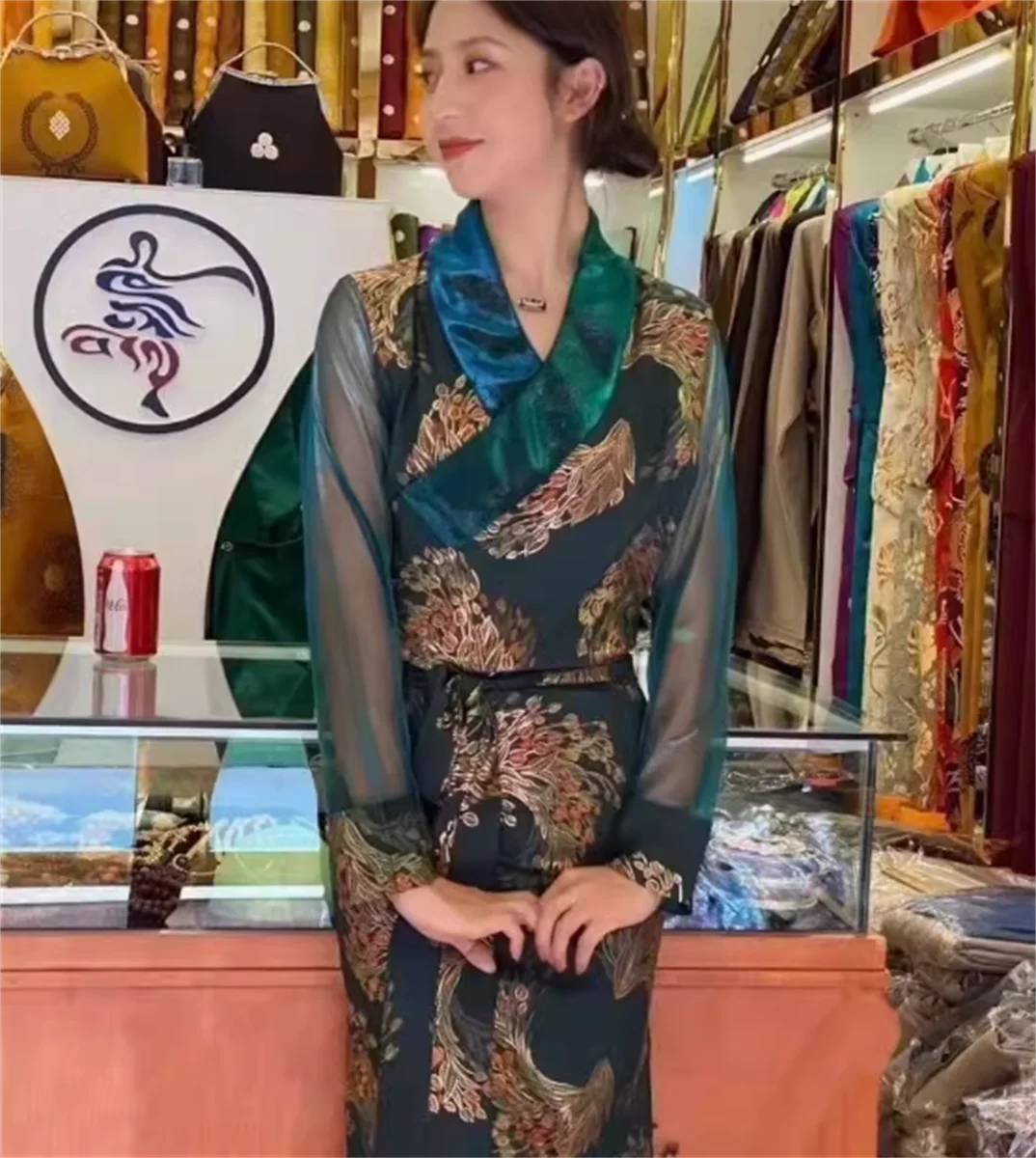 Roupas tibetanas tibetanas em Xizang Lhasa, Novo, Primavera e Verão