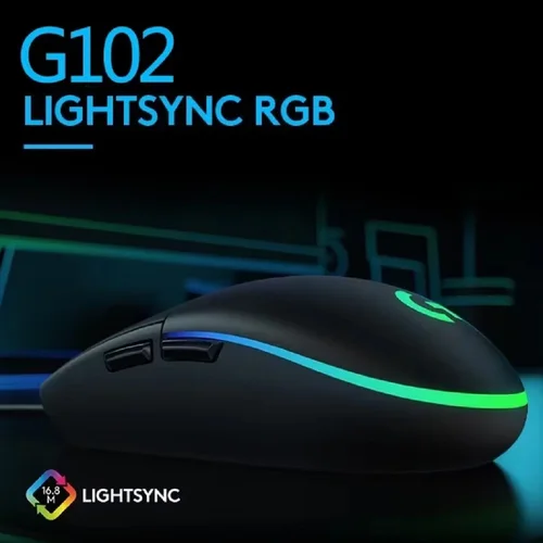 Ratón inalámbrico para juegos G304 Logitech Ligthspeed Hero 12K Sensor 12000DPI 6 botones programables, Compatible sin versión de controlador PC