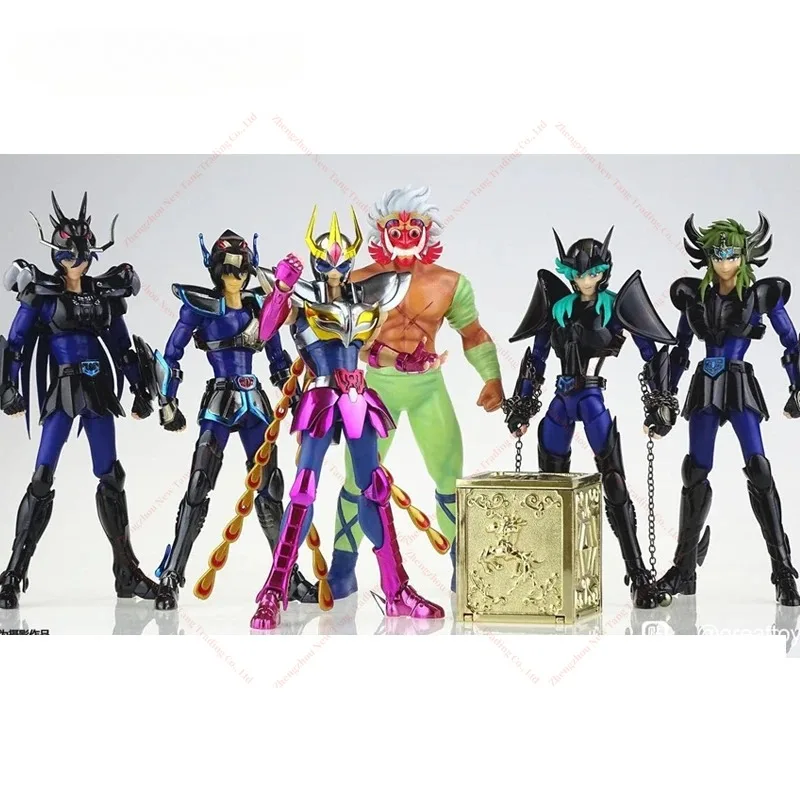 GT Saint Seiya Myth Cloth EX Phoenix Ikki Pegasus Dragon Shiryu Andromeda Shun Cygnus V1 Black Knights of Zodiac Action Figure