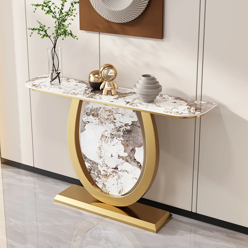 

Beauty Modern Console Tables Luxury Nordic Premium Simple Corner Table Glamour Aesthetic Scrivania Living Room Furniture