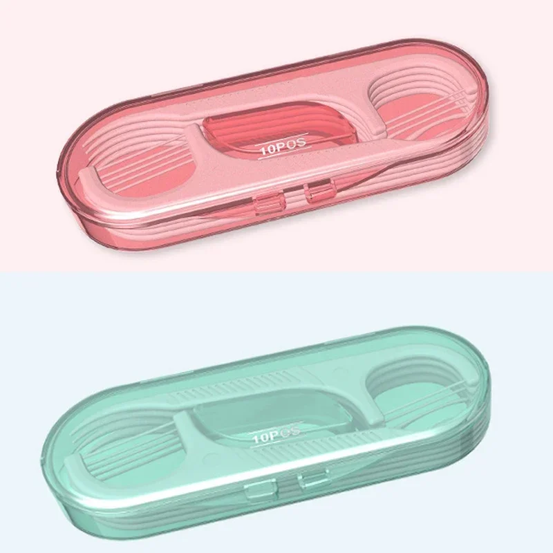 

Dental Floss Flosser Picks Toothpicks Teeth Stick Interdental Brush with Storage Case Teeth Flosser Cleaner Dental Oral Care
