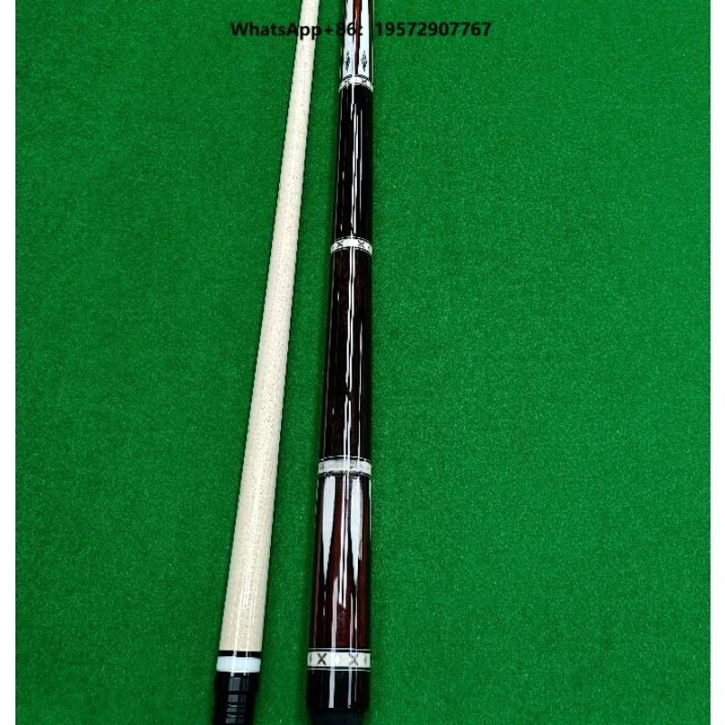 Professional High Quality Maple Billiard Cue with Forearm 1/2 Split Design 12.5mm Tip for Nine-ball Pool