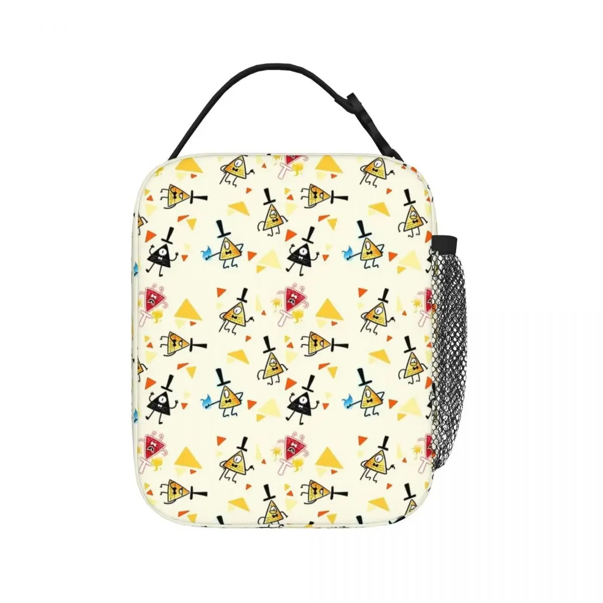 

Bill Cipher Lunch Bags Insulated Lunch Tote Portable Bento Box Leakproof Picnic Bags for Woman Work Kids School