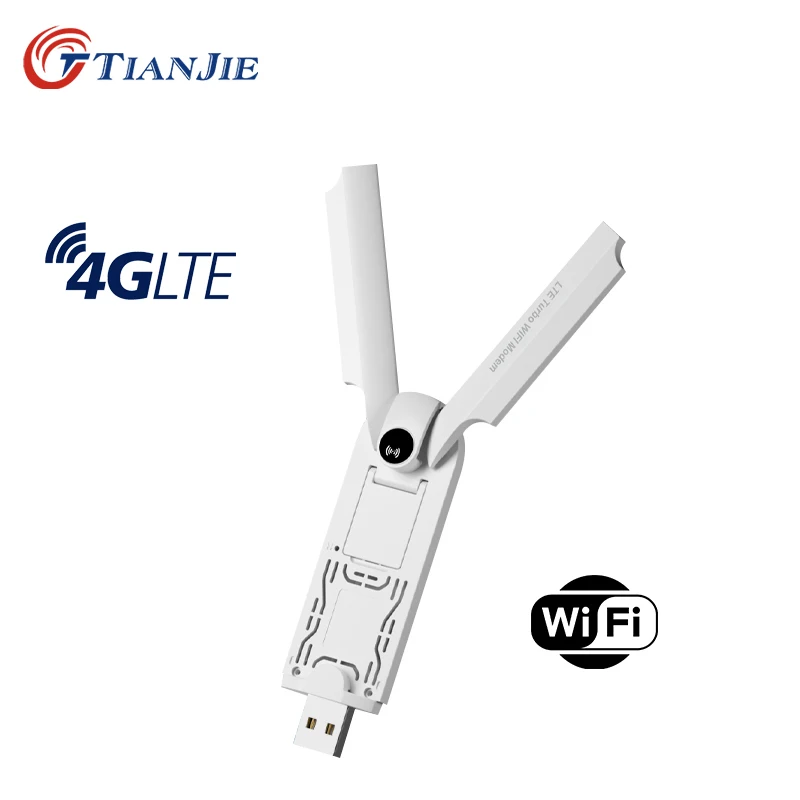 

TIANJIE Gsm-маршрутизатор 4g Usb Wi-Fi Dongle Modem Lte 4g Wi-Fi Чехол для SIM-карты 3G/4G Маршрутизаторы Wi-Fi Слот для чипов Мобильная мини-антенна Улица