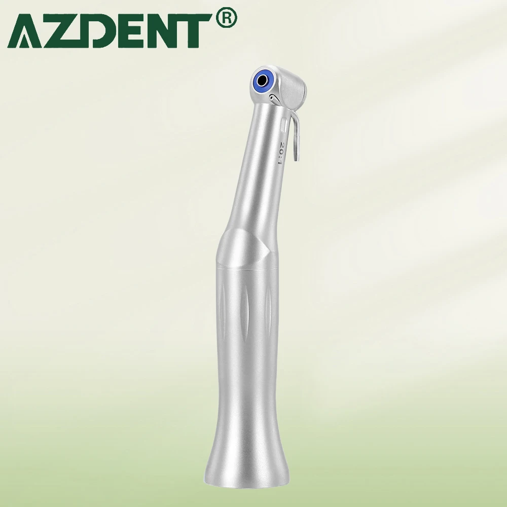 AZDENT Dental Implant Handpiece 20:1Low Speed Contra Angle Handpiece Max Torque 70N E-type Motors Push Button Dentistry Tools