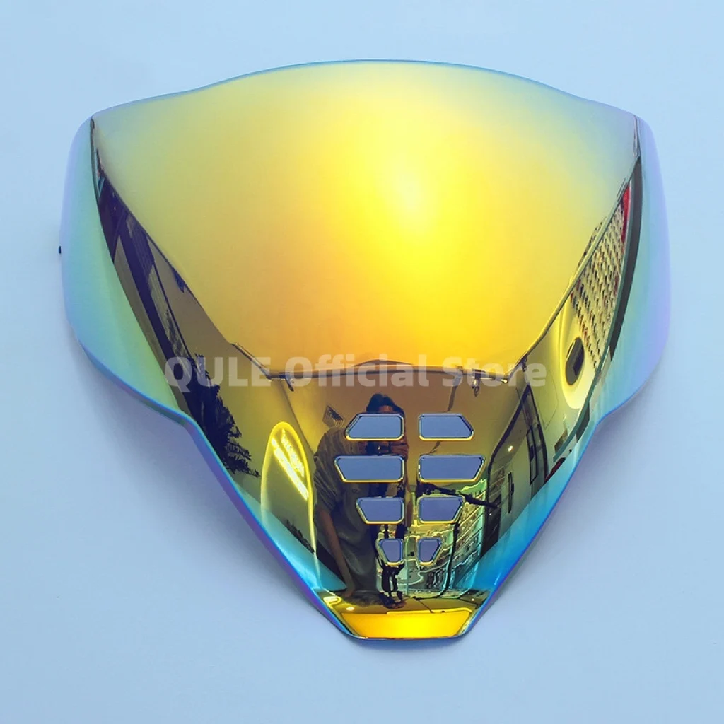 Escudo de visera Airflite con icono de motocicleta, protector facial de Airflite con espejo Fliteshield, protector facial de repuesto para cascos