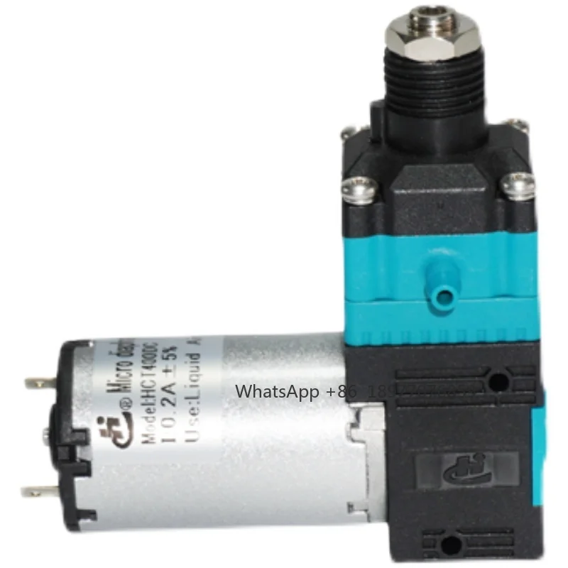 HC T400DC Miniature Adjustable Pressure Brush Liquid Pump, 24V Pressure Regulating Pump, 600ml/min Solvent Pump