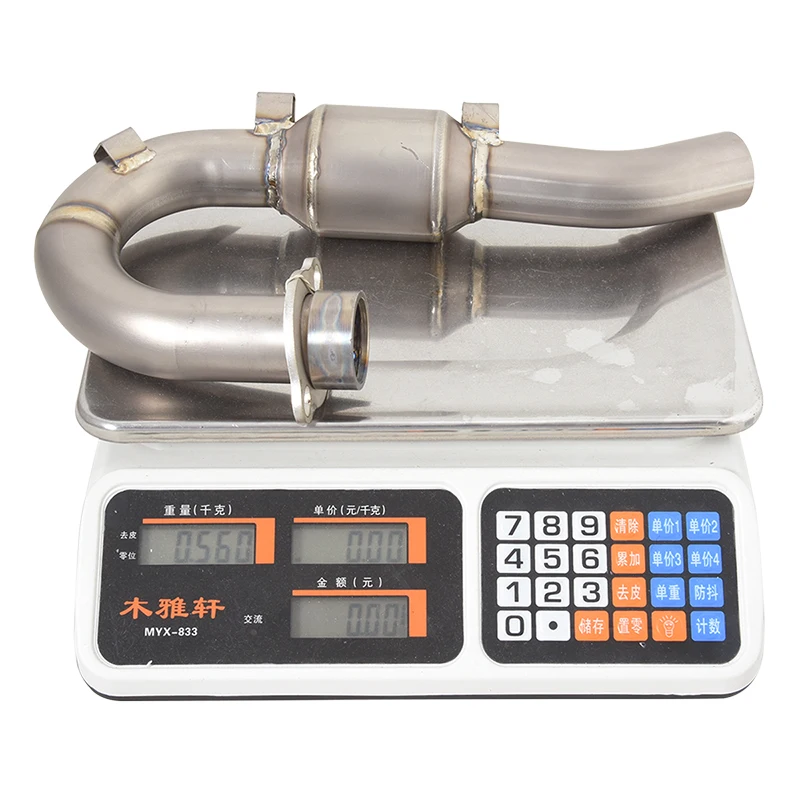 Motorcycle Exhaust Titanium Alloy Connect Header Link Pipe Tube For YAMAHA WR450F 2007-2015 YZ450F 2007-2009