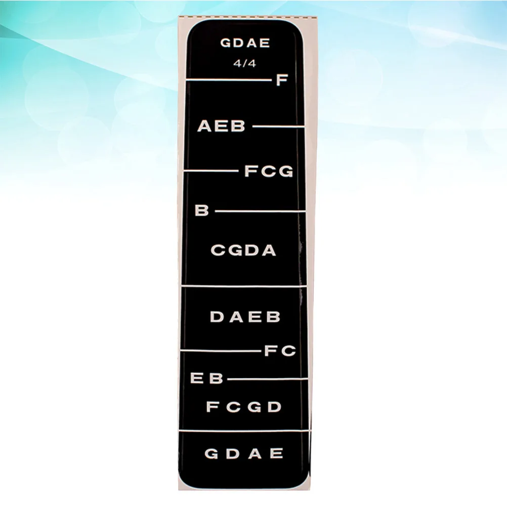 

10 Pcs Musical Instrument Violin Sticker Scale Fretboard Note Fiddle Finger Guide
