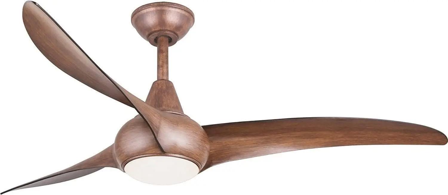 

Light Wave 52" Ceiling Fan with LED Light and Remote, Distressed