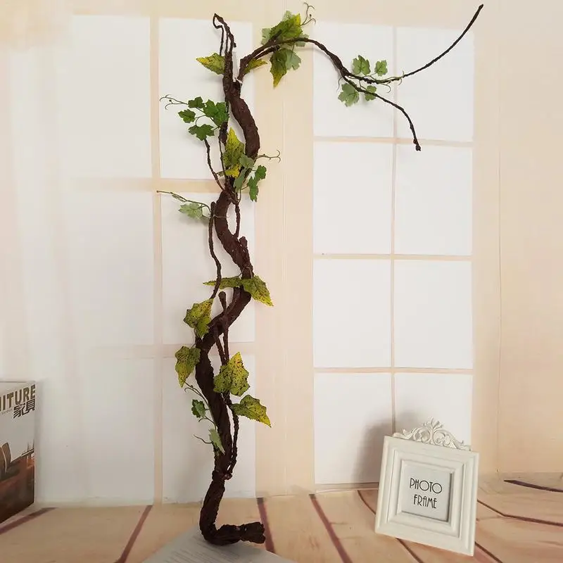 Artificial Tree Branch Home Decor 100/140/180cm Fake Wood Rattan Trees Vine Plastic Branches Plant Wedding Party Decoration #W0