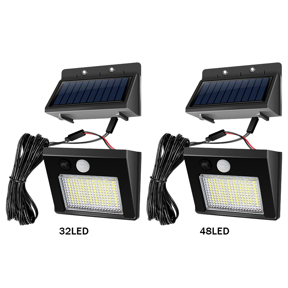 32LED/48LED Solar Lamp 1200mAh Solar Outdoor Light IP65 Waterproof Solar Wall Lights Long Endurance Fence Street Lighting