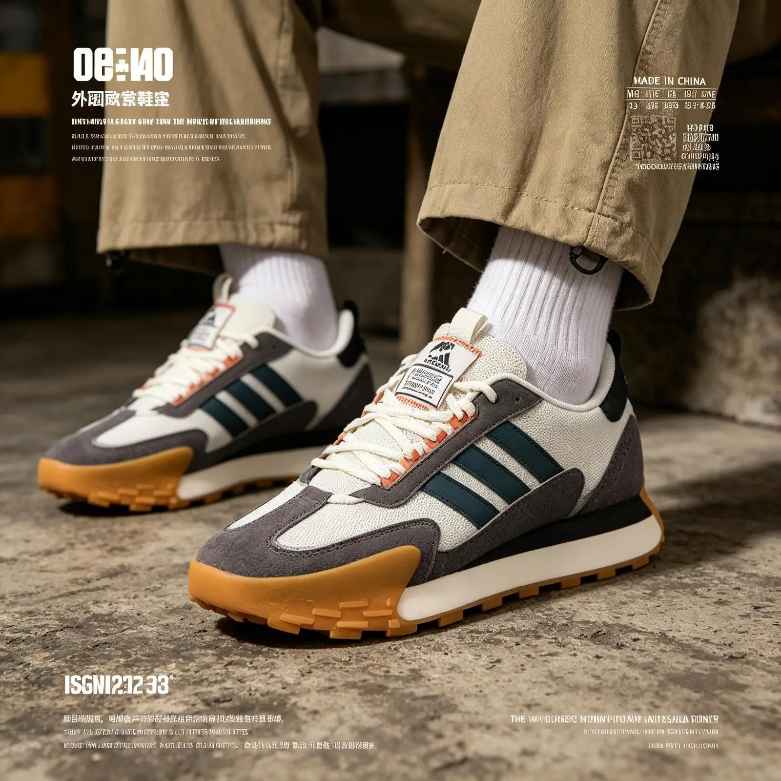 Adidas Futro Mixr Grey White Blue Gum Sole Retro Suede Mesh Casual Running Sneakers IF1789 - view 6