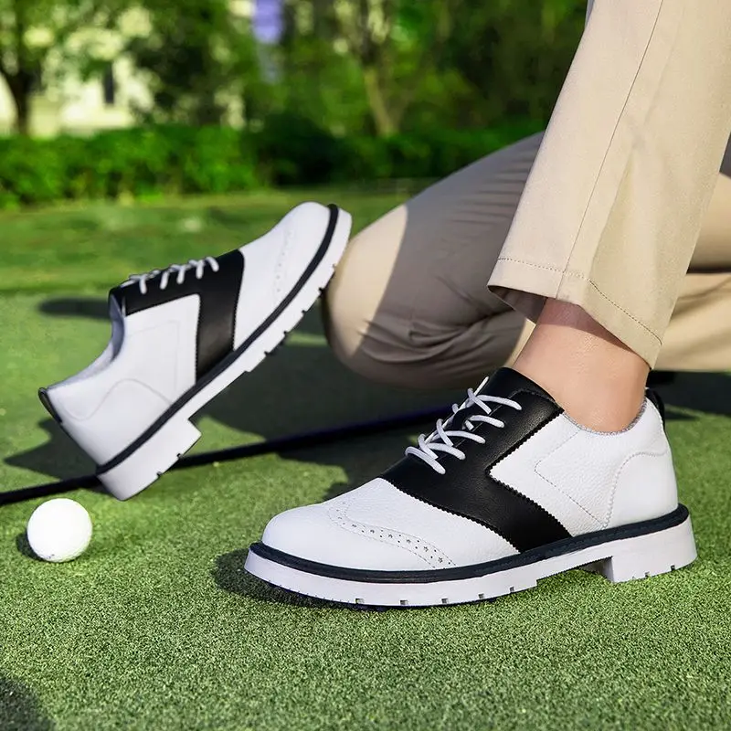 2025 Hot Mens Comfort Sneakers Mens Designer Golf Trainers Mens Comfort Golf Shoes Non-Slip Shock Absorption