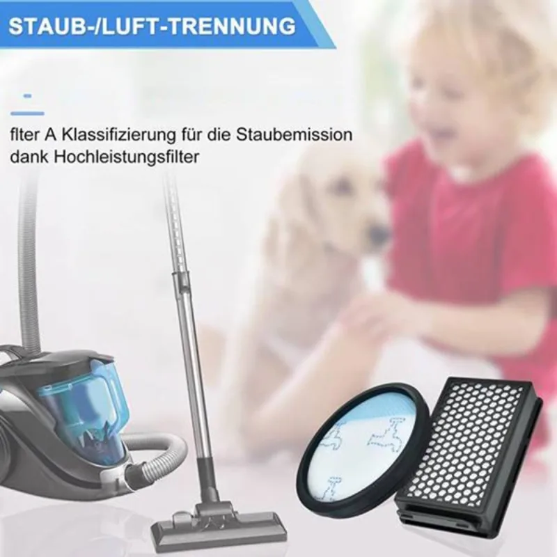 Für Rowenta Filter Kit HEPA Staubsauger Compact Power, RO3715 RO3759 RO3798 RO3799 Staubsauger Teile Kit Zubehör