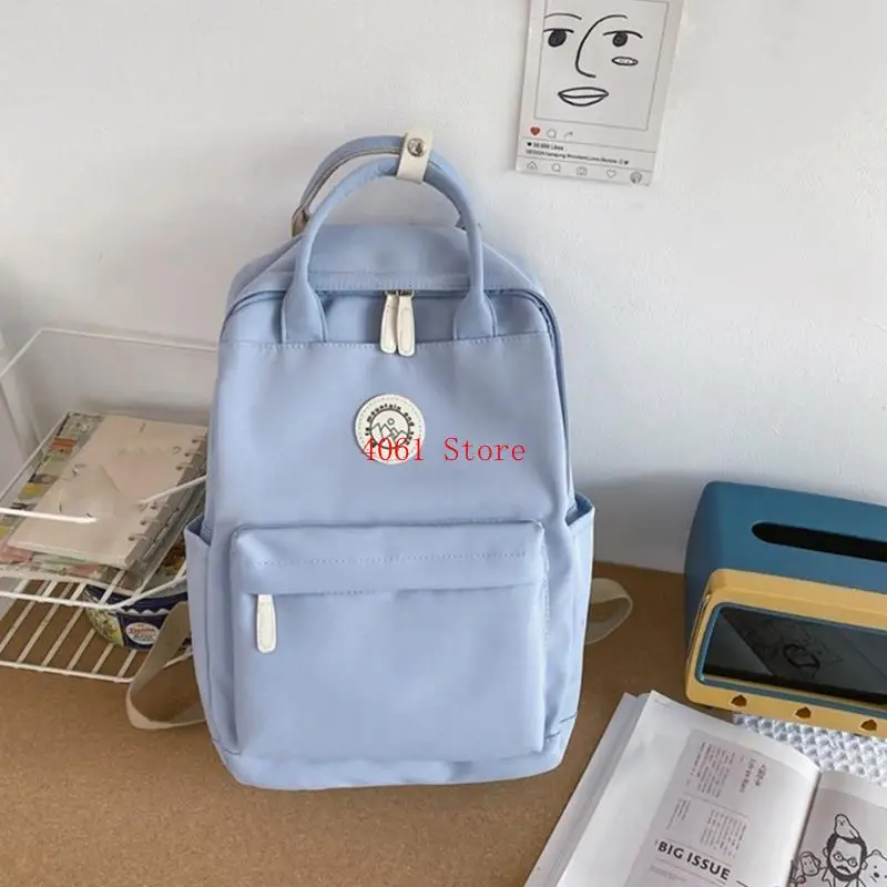 Japanese Bookbag Nylon Backpack Travel Laptop Bag Rucksack Casual Daypack School Bags for Student