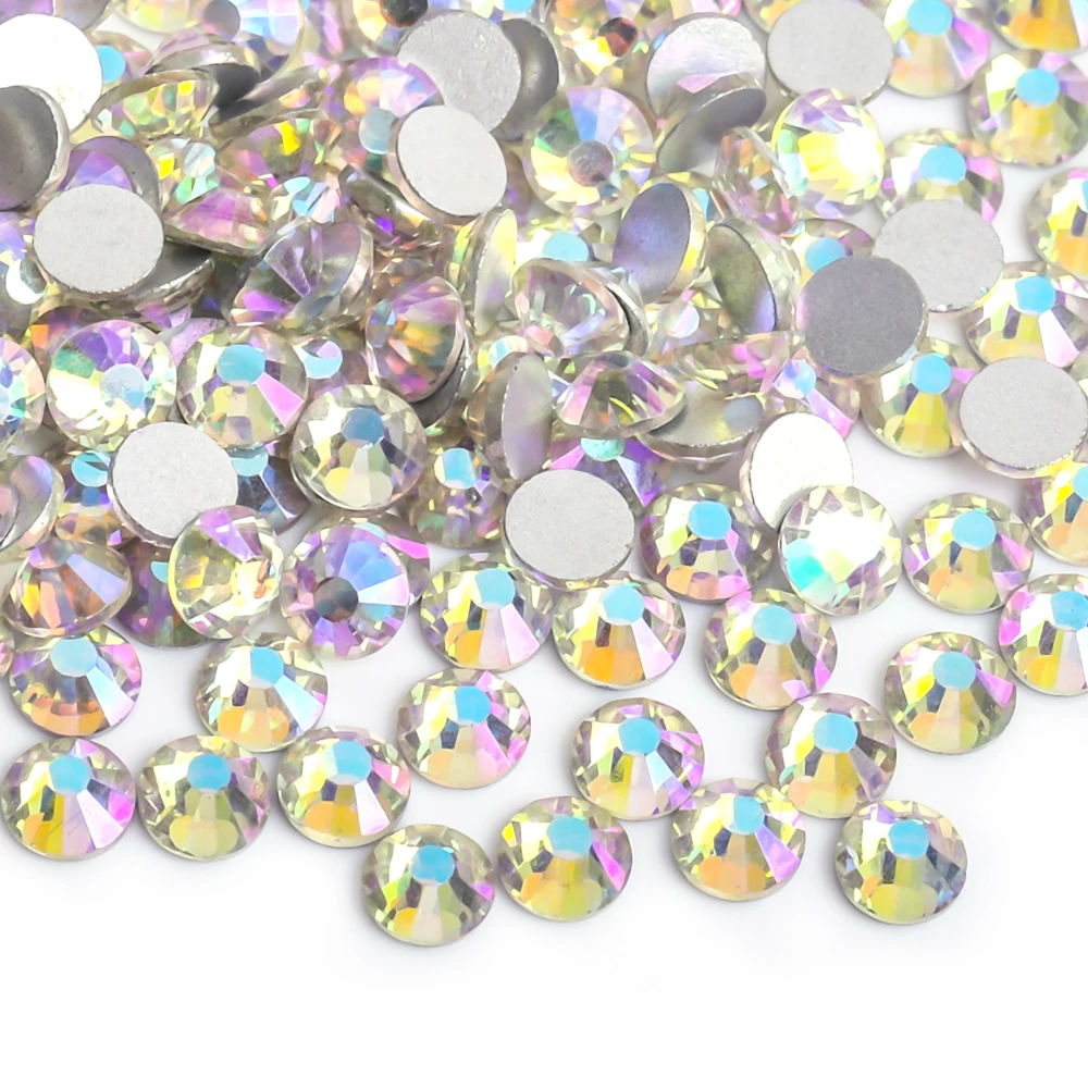 Moonlight /Night Sky Big Bulk Package Glitter Crystal Nail Art Non hotfix rhinestones Glass Strass for DIY Nail Art Decorations