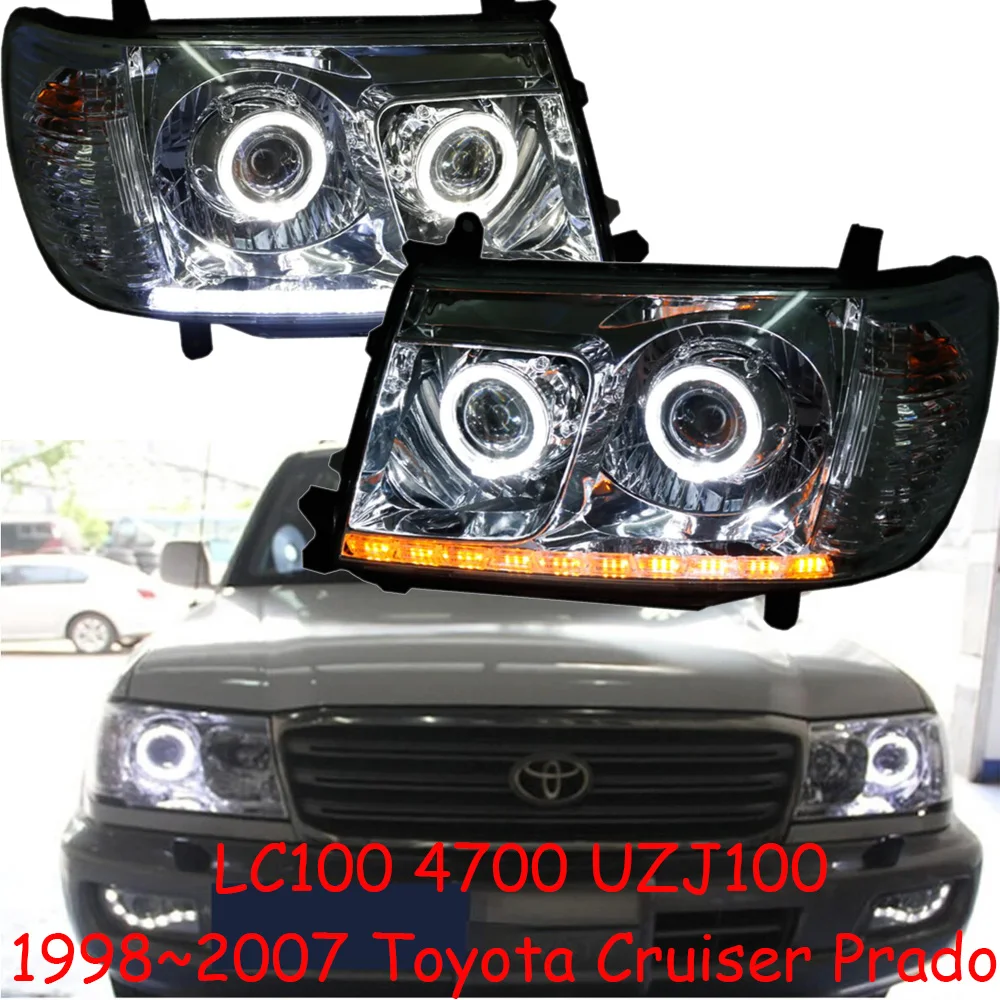 

Car bumper FJ100 headlamp Toyota Cruiser Prado LC100 headlight 4700 UZJ100 car accessories prado daytime light