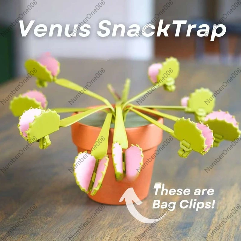 Simulated Potted Venus Flytrap Plant Artificial Carnivorous Plant Desktop Decor for Home Office Gift