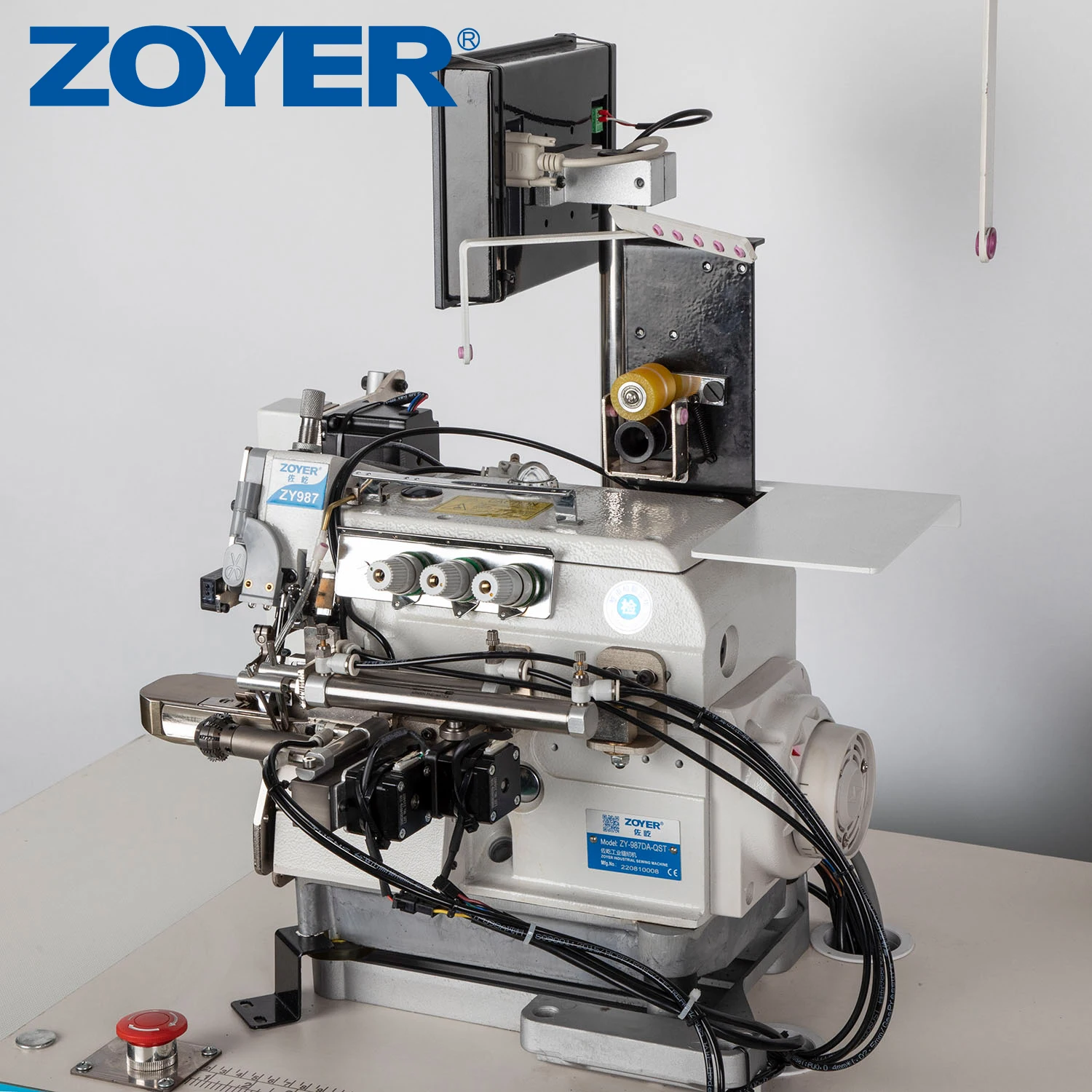 ZY988DA-QST High Automatic High Efficiency Computer Overlock Leather Sewing Machine for gloves ZOYER