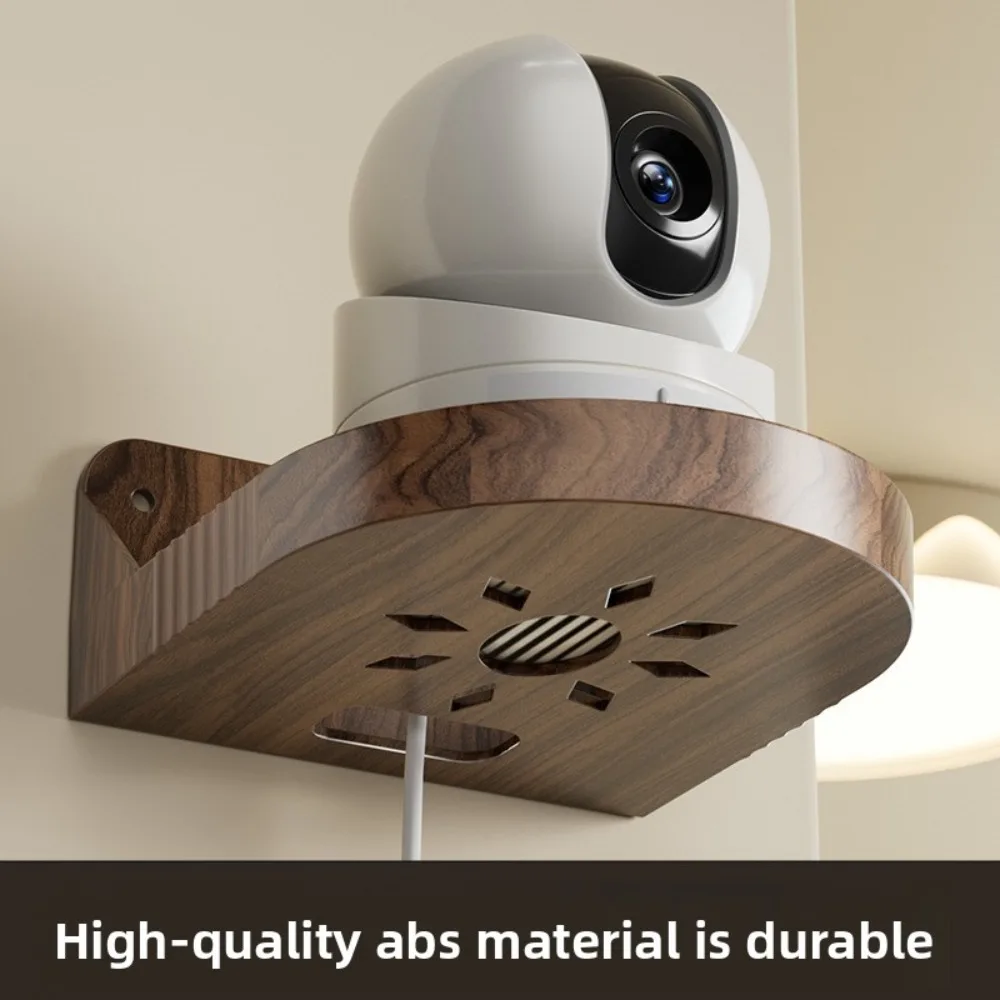 Wall Mount Camera Bracket | PC Material, No-Drill Installation for Router and Monitor Support