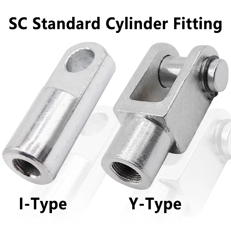 

Y Connector Threaded Joint Cylinder Connecting Rod Thread Various Models Fully Functional Y-type Fittings for MAL/SC Cylinder