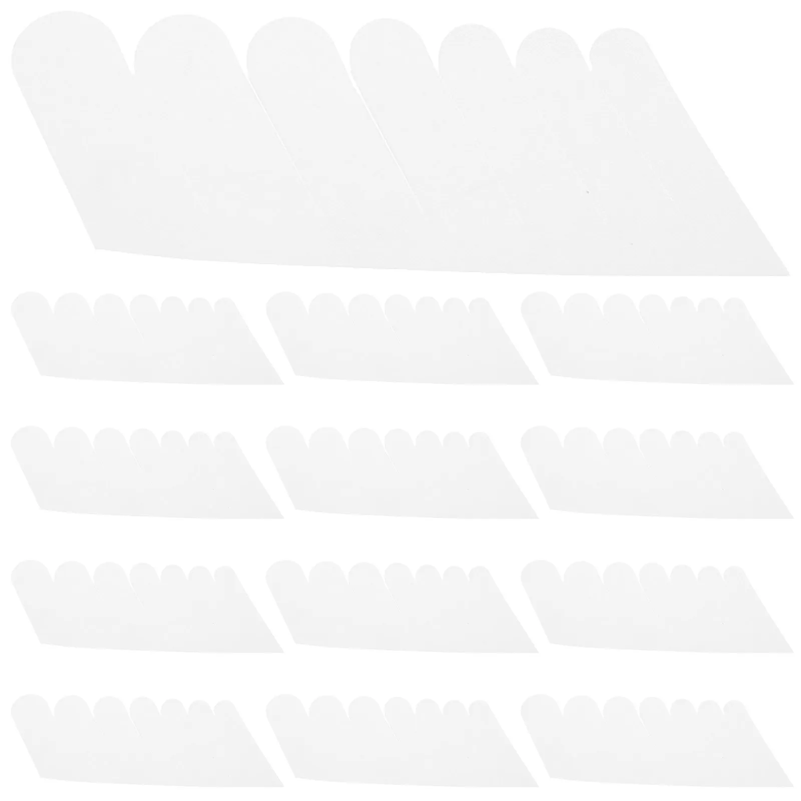 24Pcs Nail Repair Silk Wrap Protective Stickers Natural Fit Adhesive Nail Protector Strips for Damaged Nails Manicure Emergency