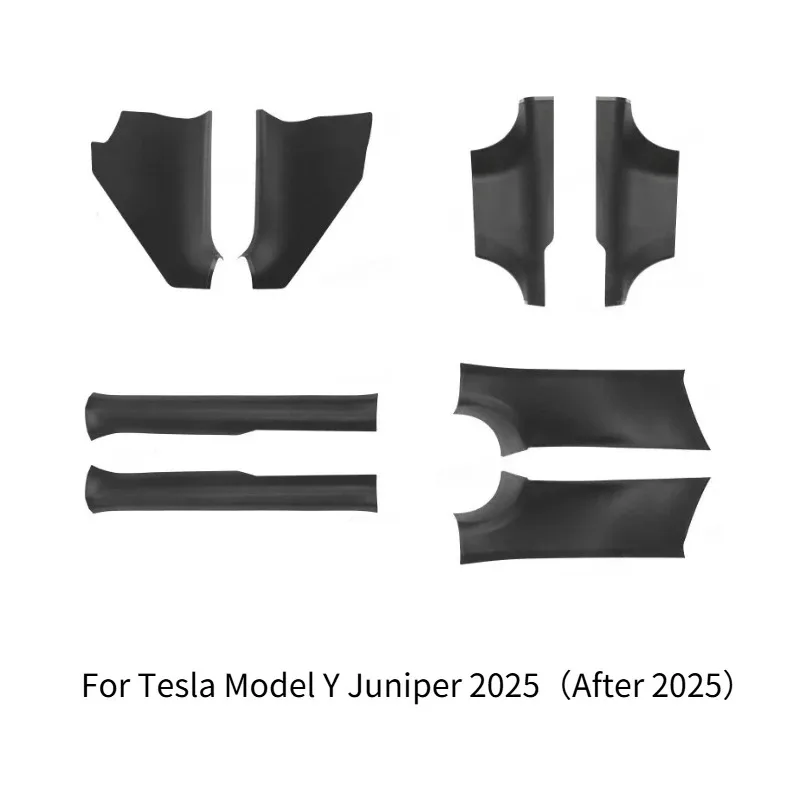 AB-Säulen-Einstiegsleisten für Tesla Model Y Juniper 2026 – Schutzpolster für vordere und hintere Türen, Anti-Kick-Pads, Innenzubehör – Detail 11
