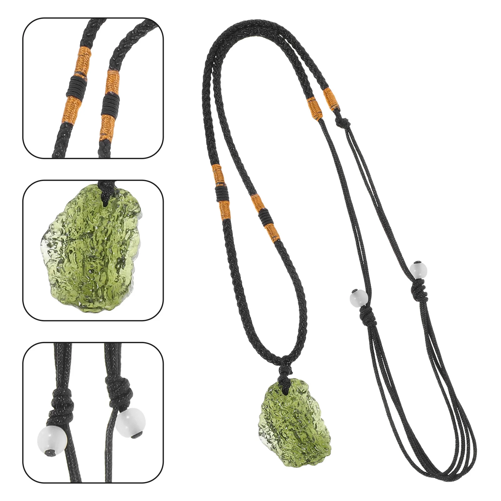 

1Pcs Meteorite Necklace Pendant Unique Irregular Design Shiny Lightweight Jewelry for Banquet Festival Events Meteorite Necklace