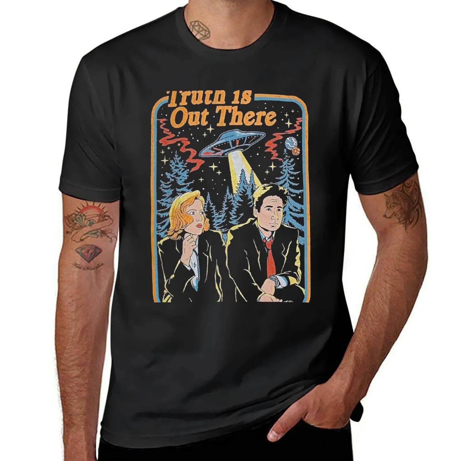 The truth is out there - X Files funny, The truth is out there - X Files is hilarious T-Shirt cute tops fitted t shirts for men