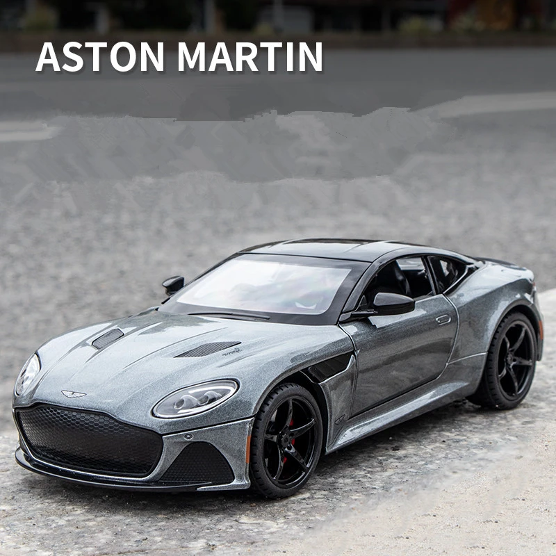 Modèle de voiture en métal Aston Martin DBS Smile Leggera, voiture de sport en alliage moulé sous pression, véhicules jouets, collection de