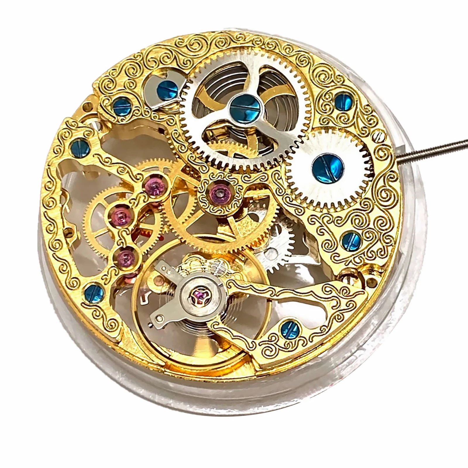 21600 bph Hollow Skeleton 6497 Movement Hand Winding For Vintage Men's Watch Watch Movement Replace Accessories