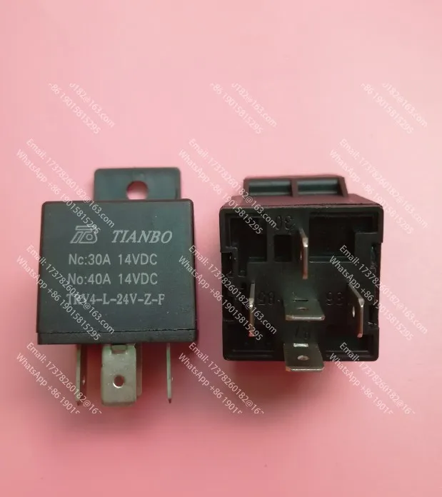 

NEW car auto 24V relay TRV4-L24VZF TRV4L24VZF24VDC 24V DC24V 30A 40A 14VDC 5PIN