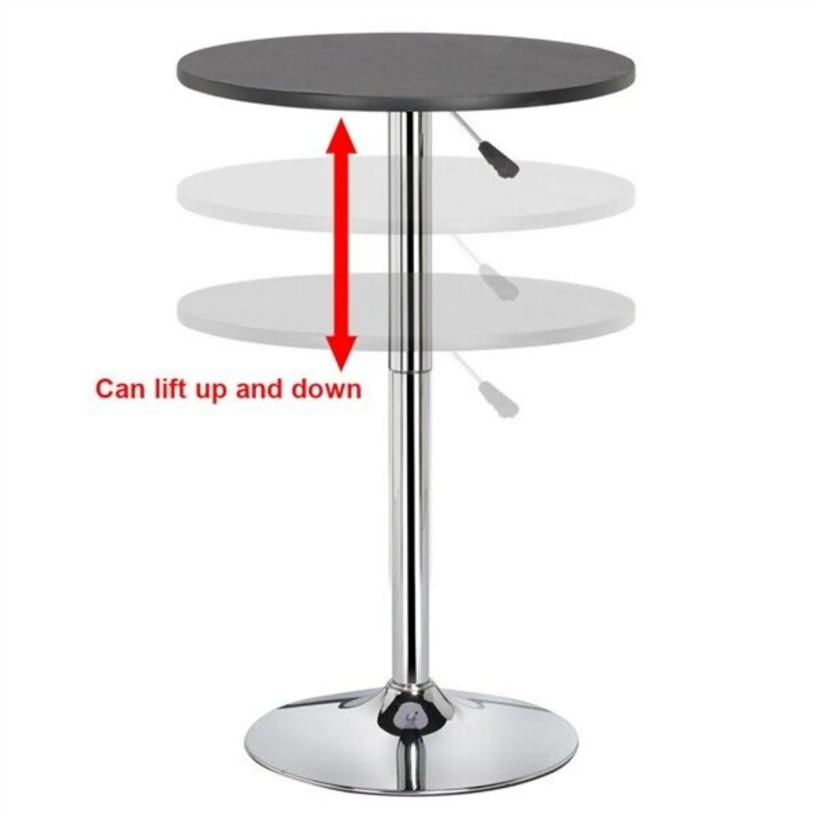 Modern Swivel Counter Height Table Adjustable Pub Bistro pedestal Bar Cafe Table United States