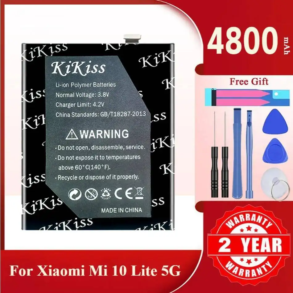 

4800Mah Kikiss Battery BM4R For Xiaomi Mi 10 Lite 5G