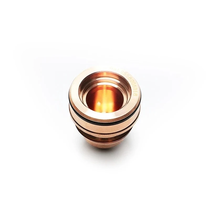 CNC Plasma Cutting Torch Copper Nozzle Tip, Durable Replacement Consumable Parts for Industrial Cutting Machine