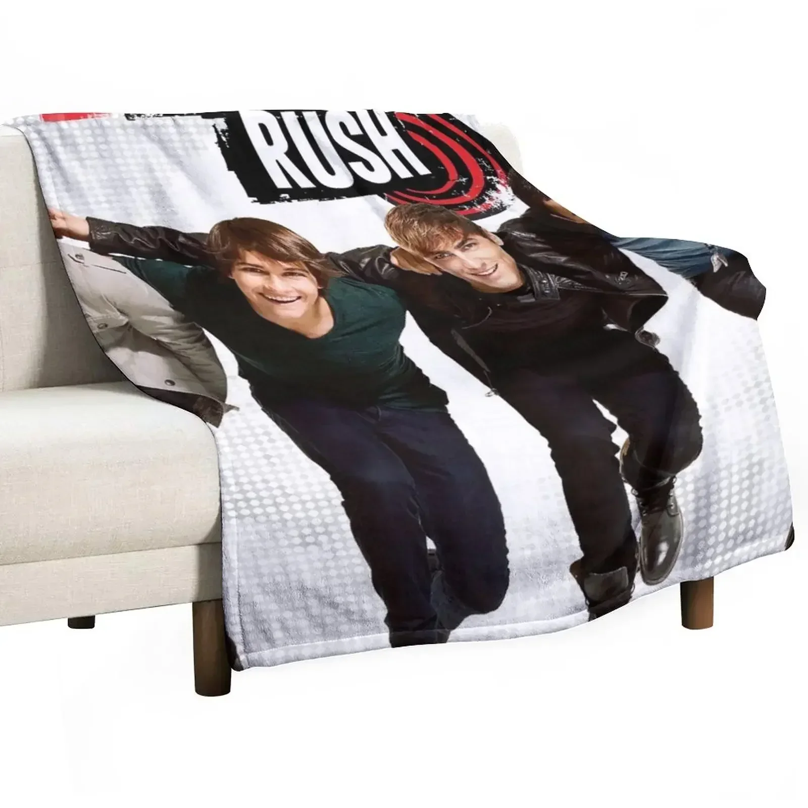 Big time Rush Poster Throw Blanket Luxury St Cute Plaid Blankets