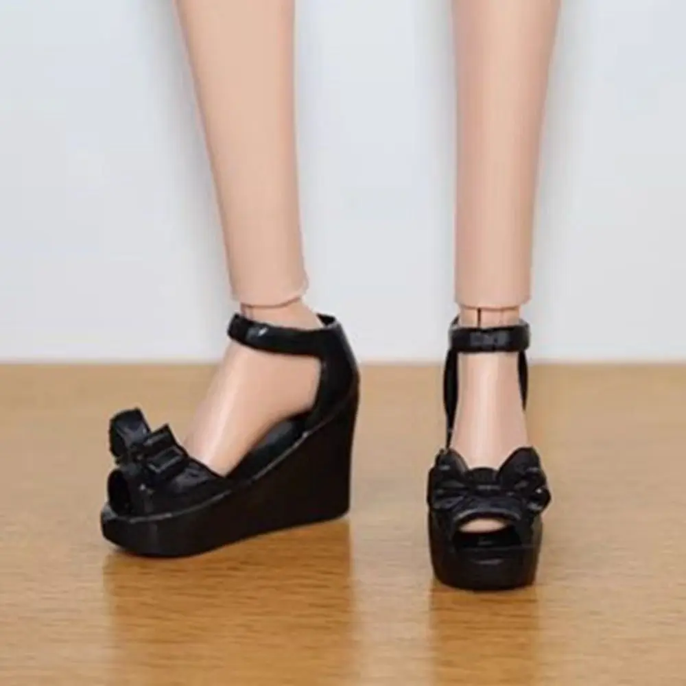 30CM Doll Shoes Fashion Boots Bow Sandal Casual Sneakers Elegant High Heels For 1/6 Dolls Accessories Kids Changing Clothes Toys