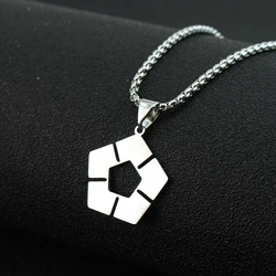 Anime Blue Lock Football Pendant Necklace Men Women Kpop Collar Collares Choker Jewelry Korean Fashion Chain Gifts