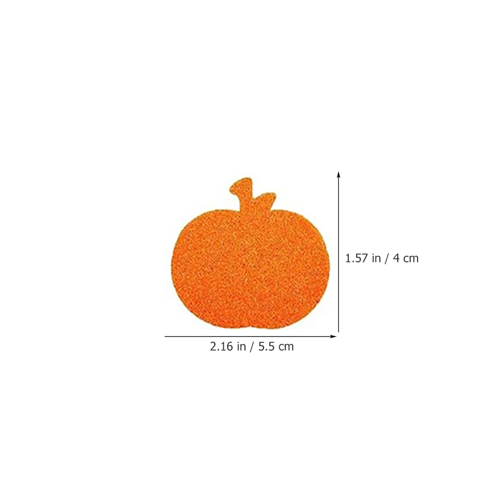 

500 Pcs Halloween Scrapbook Stickers Glitter Holiday Party Supplies Smiling Face