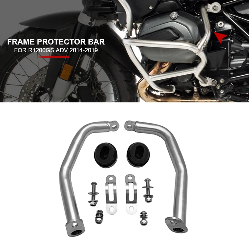 For BMW R1200GS LC ADV R 1200 GS Adventure R1200GSA 2014-2019 Lower Engine Guard Crash Bar Bumper Frame Protector Bar Motorcycle