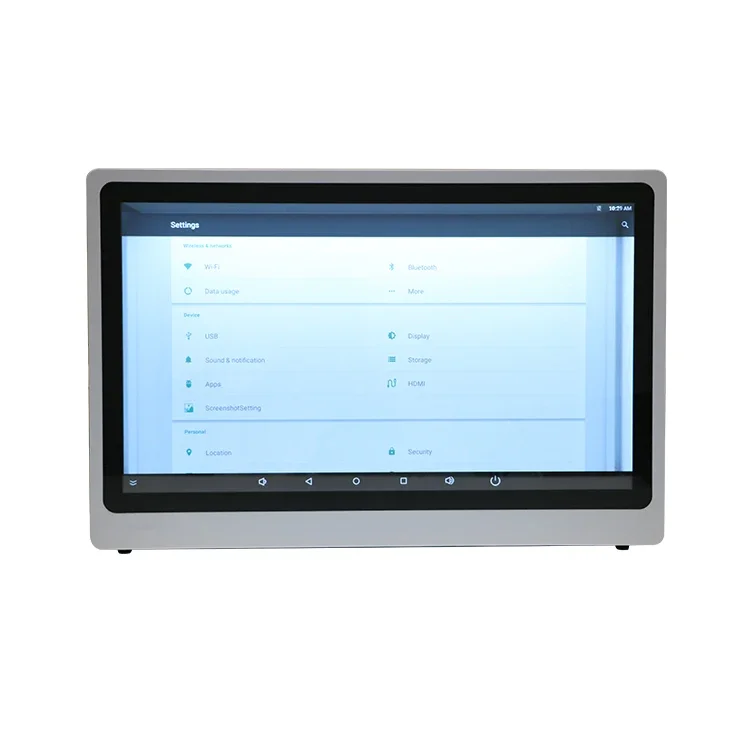 

Factory Price 15.6 Inch Transparent LCD Showcase Display For Boutique Fashion Store Touch Screen