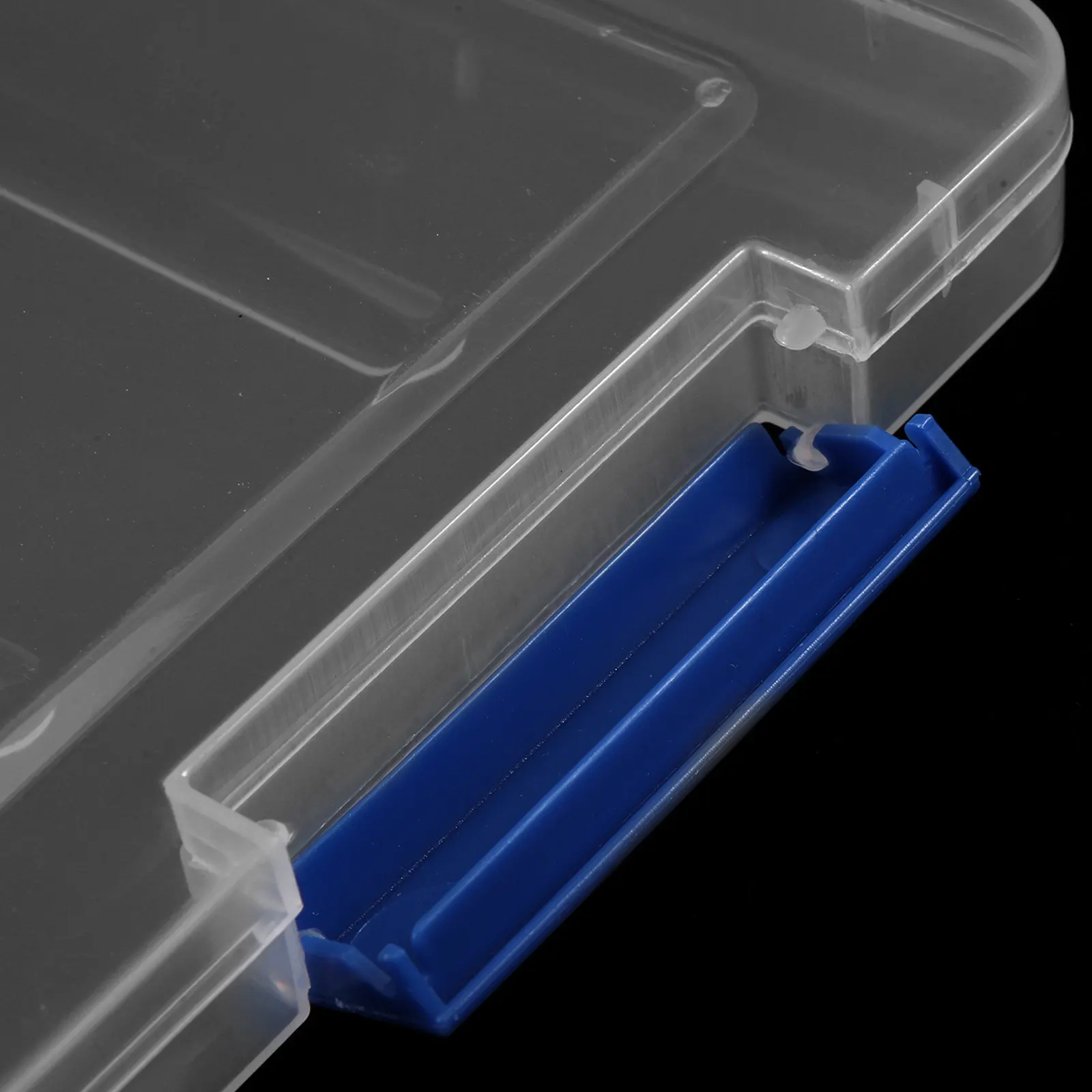 A4 Plastic File Box Transparent Lightweight Document Organizer Portable Project Case Scrapbook Paper Storage Office Document