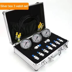 Excavator Engine Parts Hydraulic Pressure Gauge Set Diagnostic Test Kits