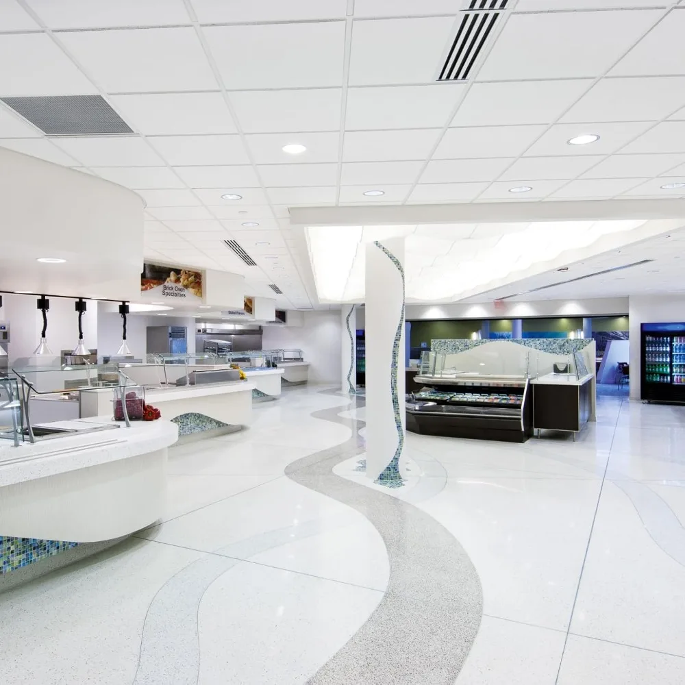 2x4 天井タイル - 10枚入り ホワイト; 吊り天井グリッド用吸音天井; デューン セカンドルック 2712