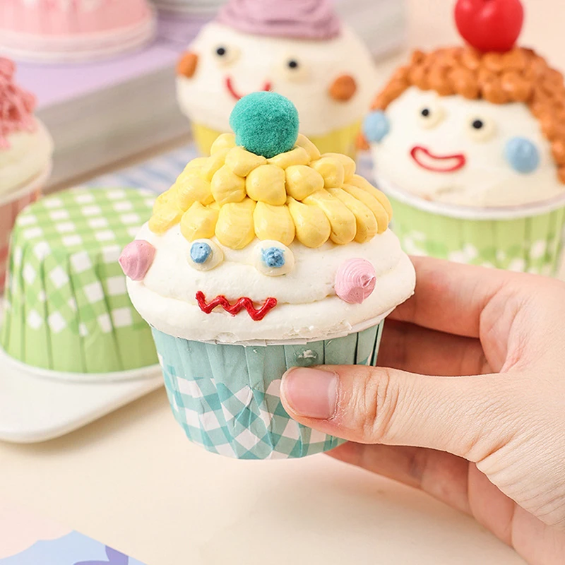 Roll Up Cupcake Cups Cupcake Liner Baking Cup For Wedding Baby Shower Party Muffin Cupcake Paper Cups Case Tray Caissette Muffin