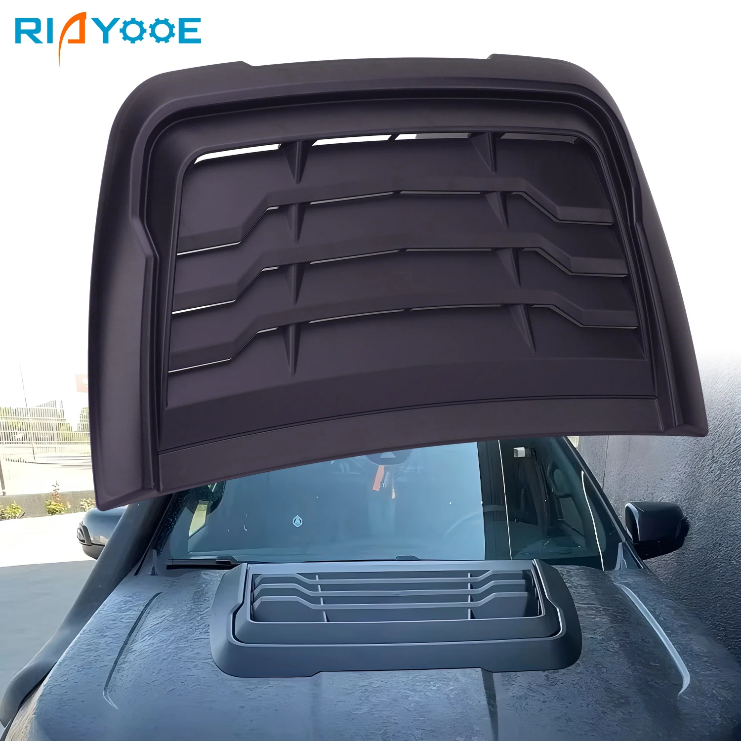 Bonnet Scoop Hood Vent Cover Decorative For Car Auto Exterior Accessories Ford Ranger Raptor 2015-2022 XLT XLS XL Wildtrak