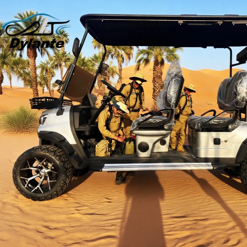 Factory High Quality 45km/h Forward Speed 4 Seater Electric Golf Cart Street Legal Custom Golf Buggy Free Custom Color
