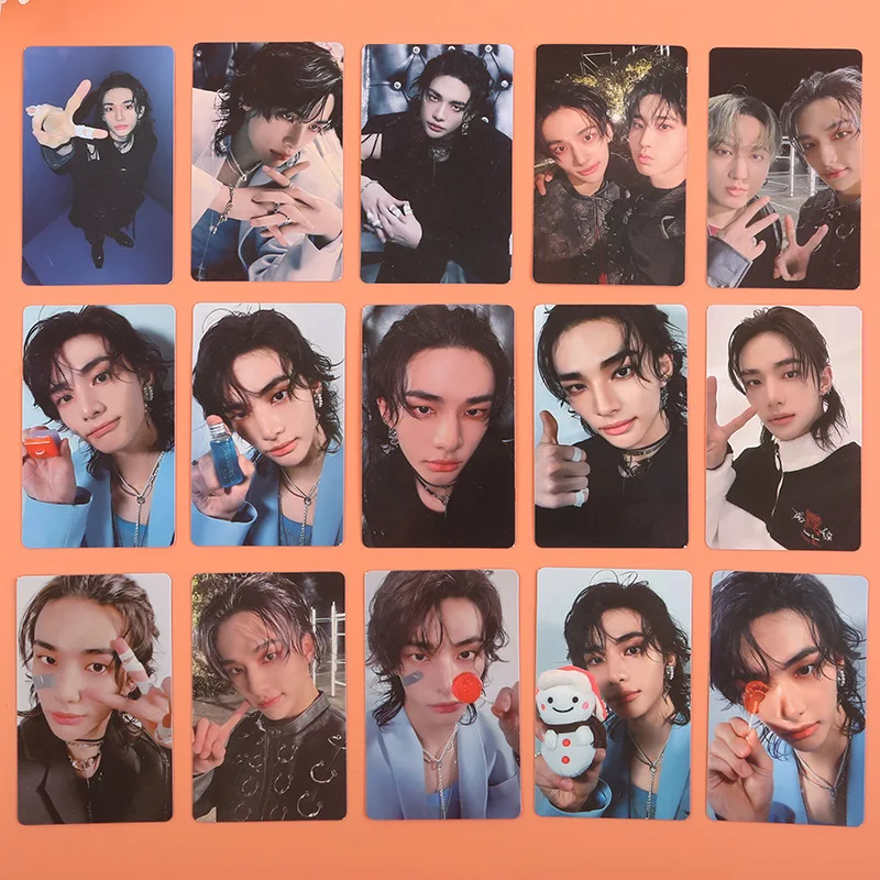 STRAYKIDS المتخصصة الجديدة العملاقة Fang Can Zhang Bin HAN المشاركة في البطاقة الصغيرة